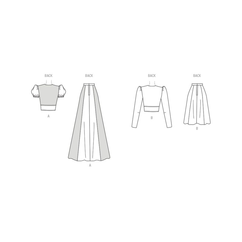 Patron McCall's 8431.K5 - Haut et Jupe