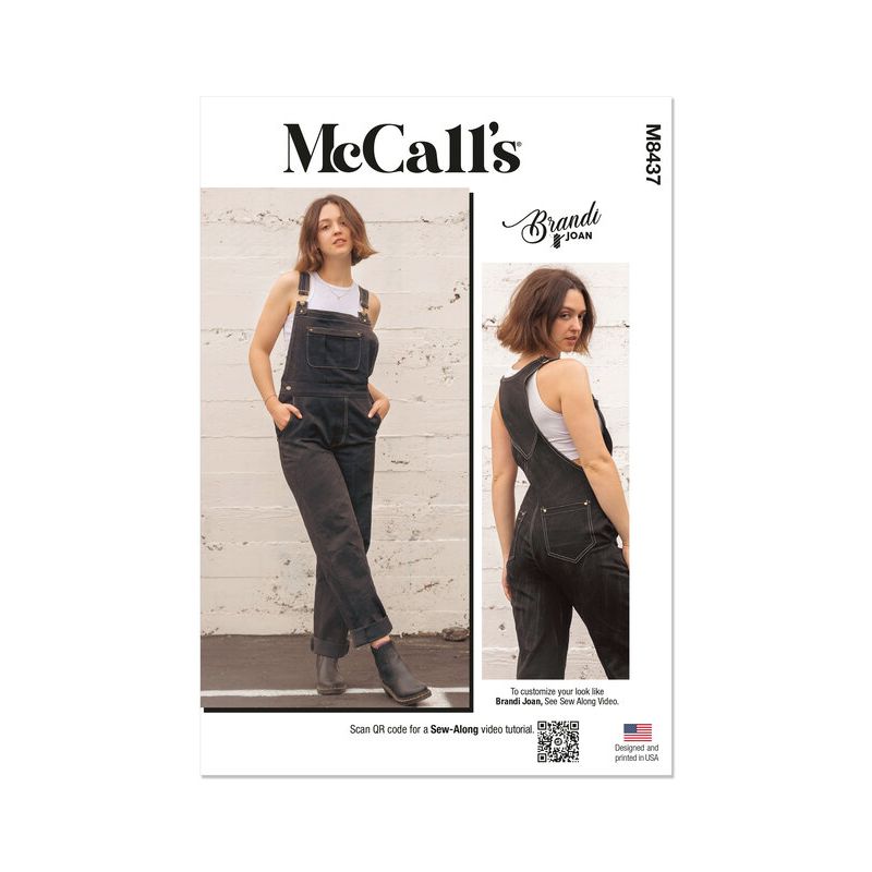 Patron McCall's 8437.H5 - Salopettes