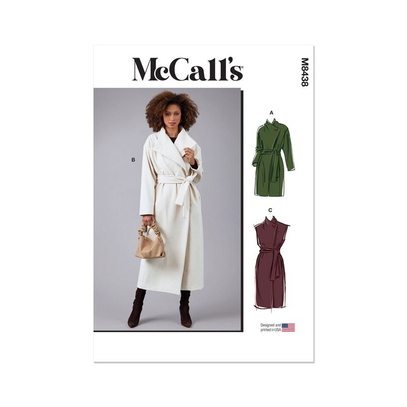 Patron McCall's 8438.D5 - Manteaux et Gilet