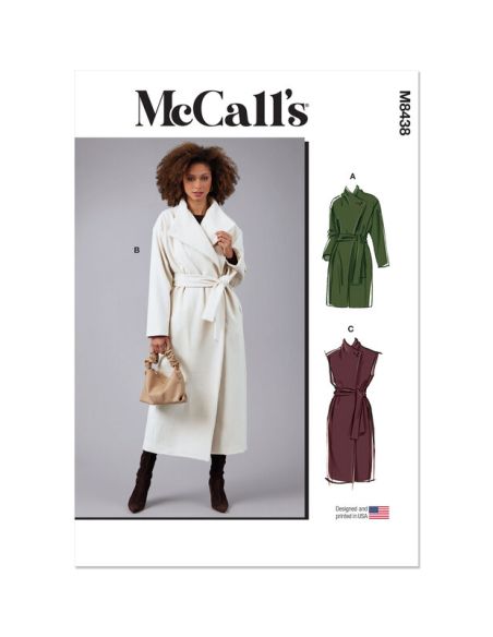 Patron McCall's 8438.D5 - Manteaux et Gilet