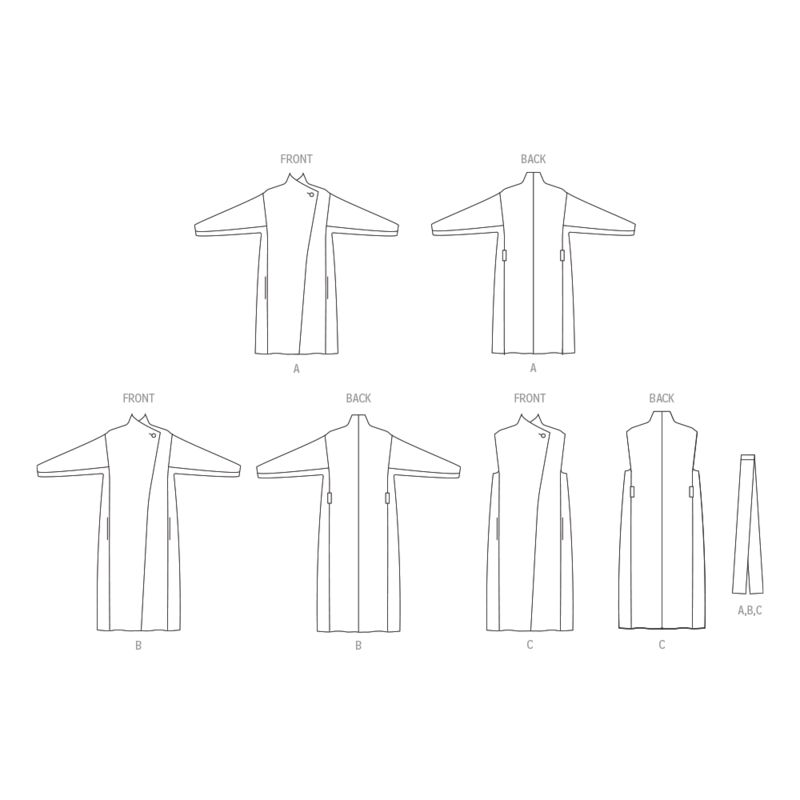 Patron McCall's 8438.D5 - Manteaux et Gilet