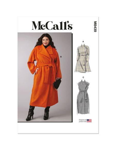 Patron McCall's 8439.W2 - Manteaux et Gilet