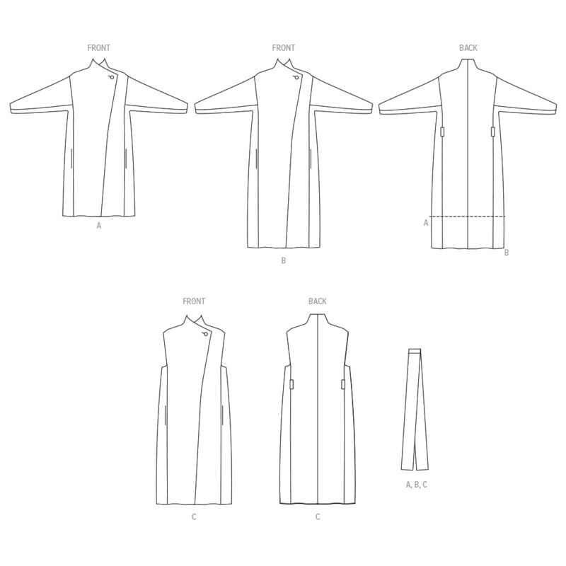 Patron McCall's 8439.W2 - Manteaux et Gilet