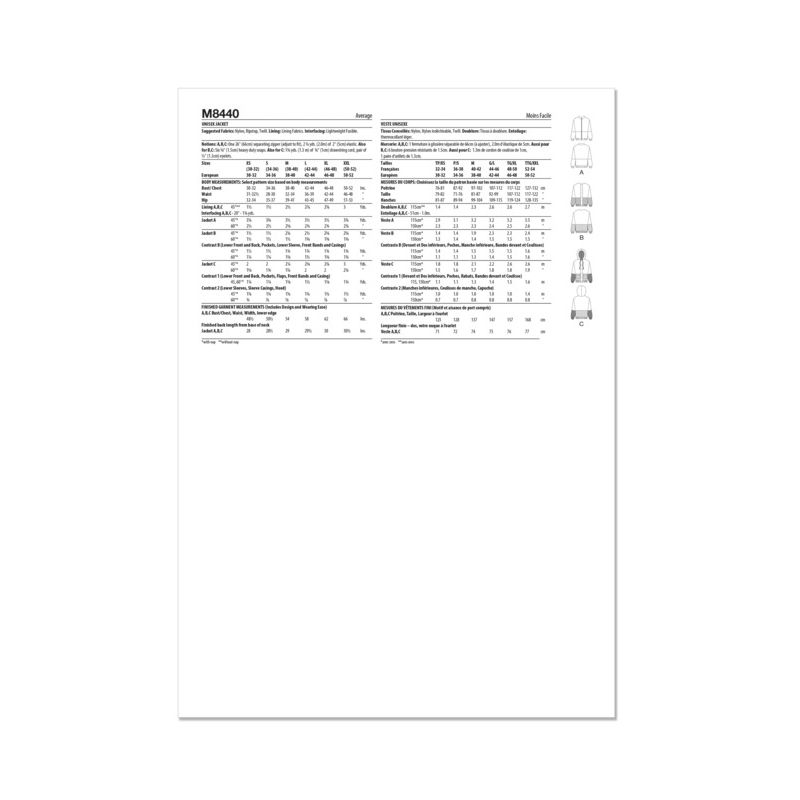 Patron McCall's 8440.A - Veste