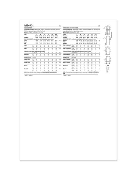 Patron McCall's 8443.A - Robe de Chambre et Chemise de Nuit