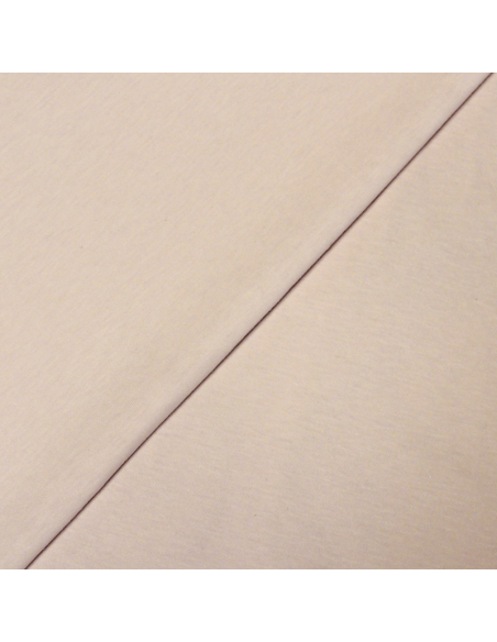 Jersey 100% coton GOTS - Rose clair