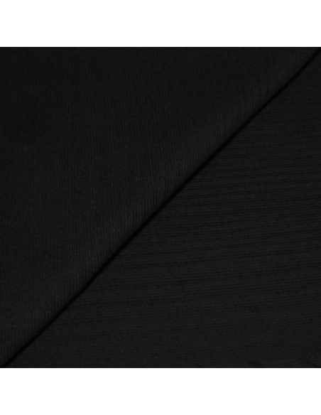 Bord côte uni - Noir (par 10cm)