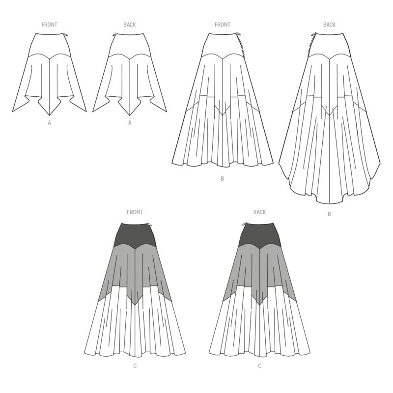 Patron McCall's 8453.K5 - Jupe