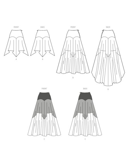 Patron McCall's 8453.K5 - Jupe