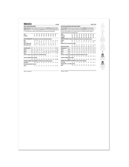 Patron McCall's 8453.K5 - Jupe