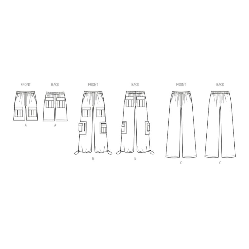 Patron McCall's 8458.A - Shorts et pantalons