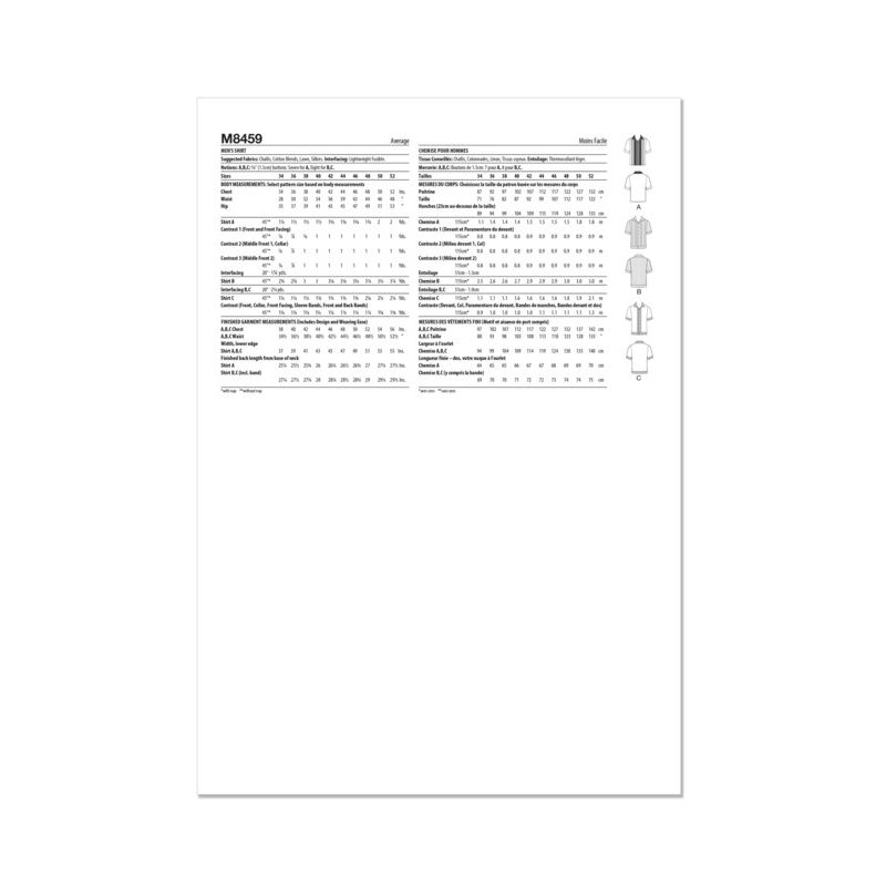 Patron McCall's 8459.AA - Chemise