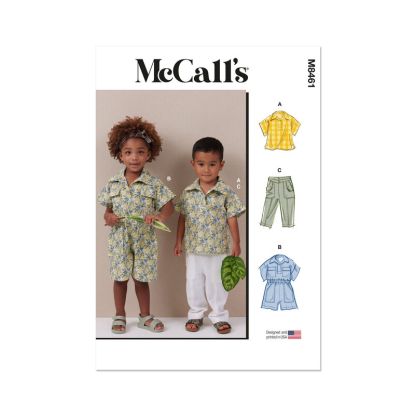 Patron McCall's 8461.A - Haut, barboteuse et pantalon