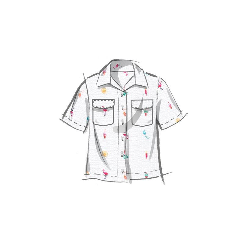 Patron McCall's 8462.A - Chemise, pantalon, short et robe