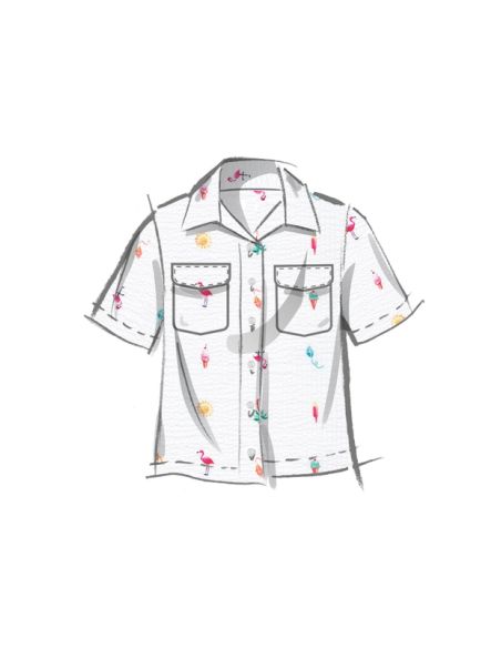 Patron McCall's 8462.A - Chemise, pantalon, short et robe