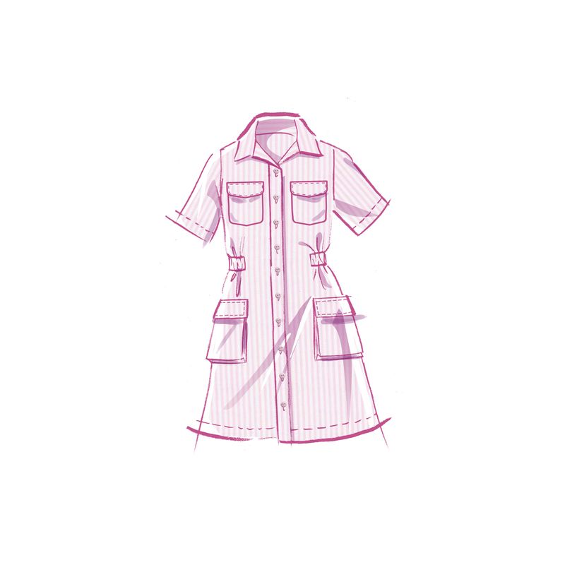 Patron McCall's 8462.A - Chemise, pantalon, short et robe