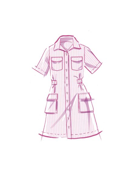 Patron McCall's 8462.A - Chemise, pantalon, short et robe