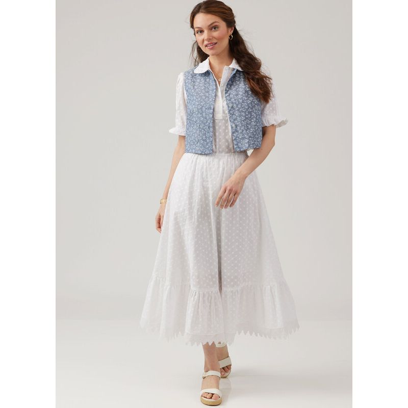 Patron McCall's 8463.A - Blouse, gilet, jupe