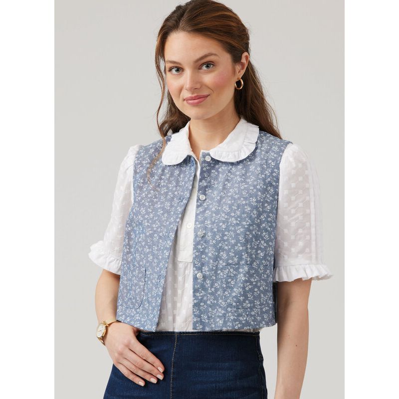 Patron McCall's 8463.A - Blouse, gilet, jupe