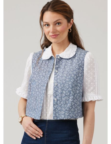 Patron McCall's 8463.A - Blouse, gilet, jupe
