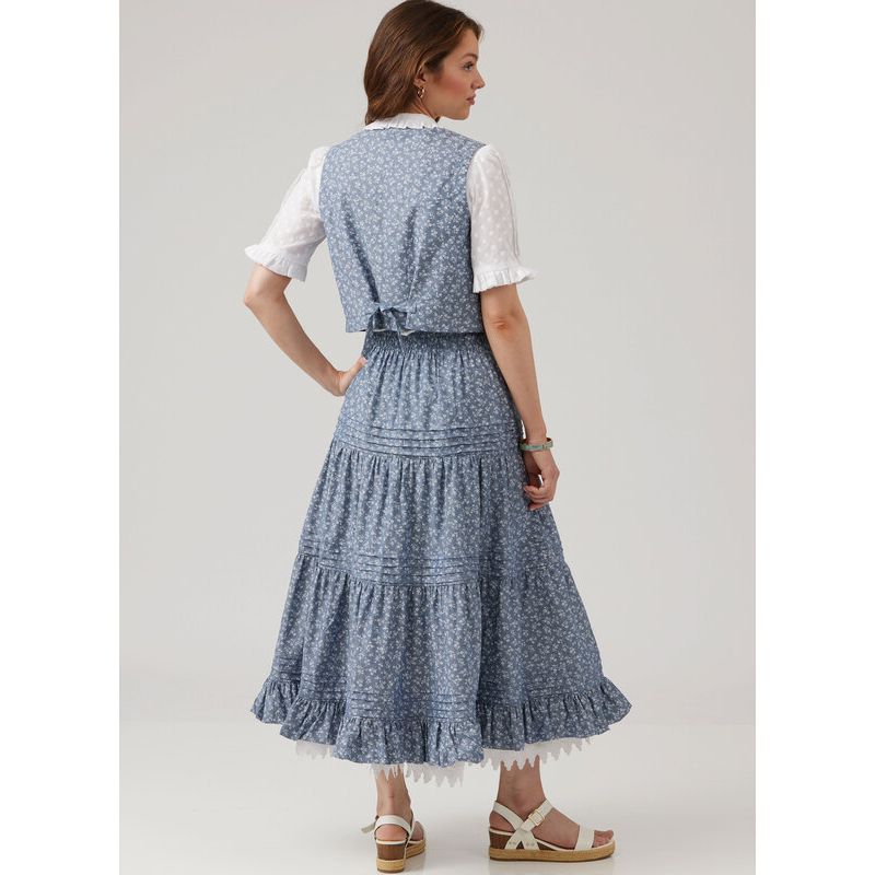 Patron McCall's 8463.A - Blouse, gilet, jupe