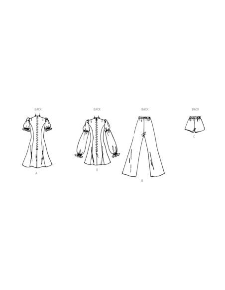 Patron McCall's 8465.D5 - Robe, Tunique, Pantalon et Culottes