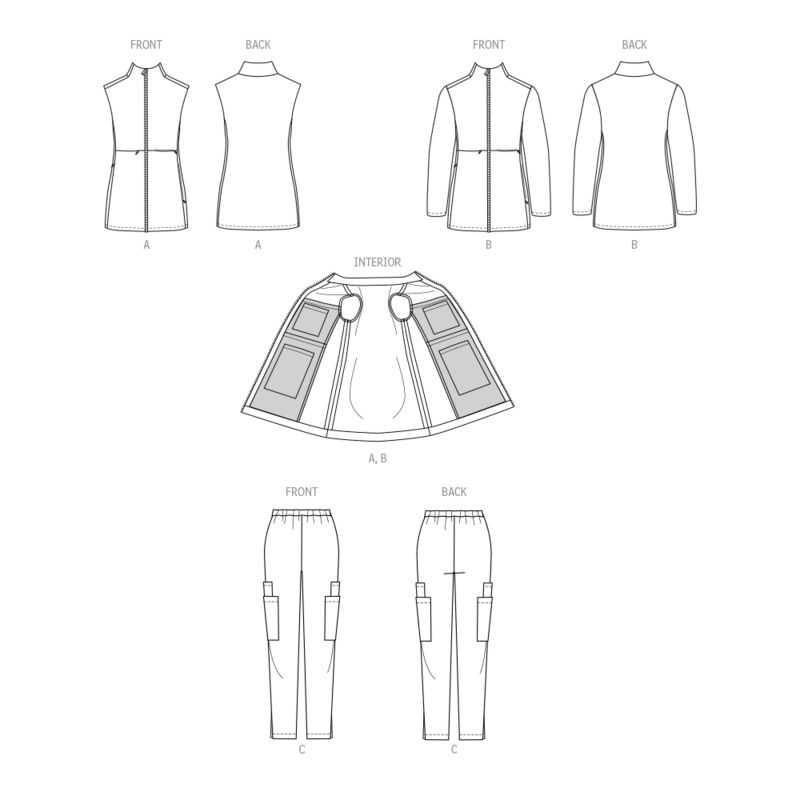 Patron McCall's 8468.AA - Vêtements de travail médical