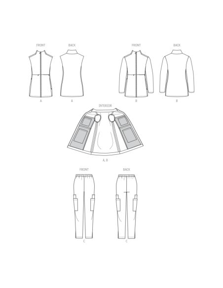 Patron McCall's 8468.AA - Vêtements de travail médical