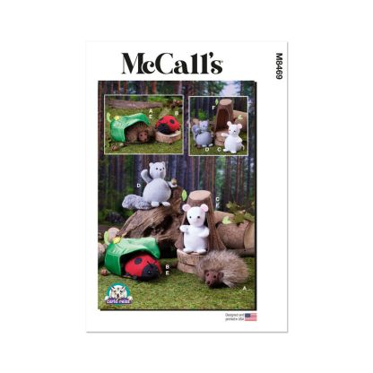 Patron McCall's 8469.OS - Animaux en peluche