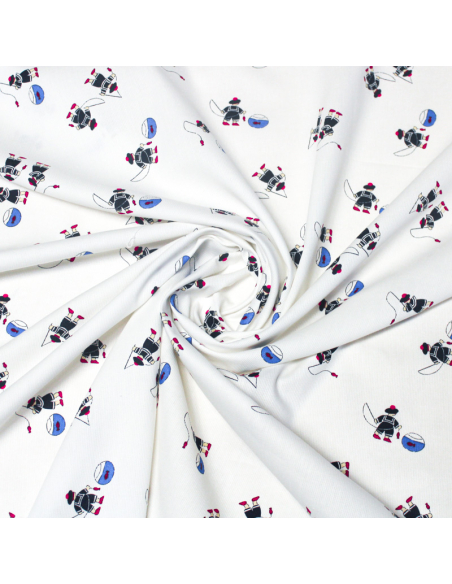 Piqué 100% coton milleraies - Enfant pêcheur