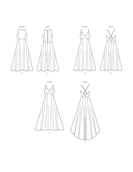 Patron McCall's 8475.AA - Robe de soirée