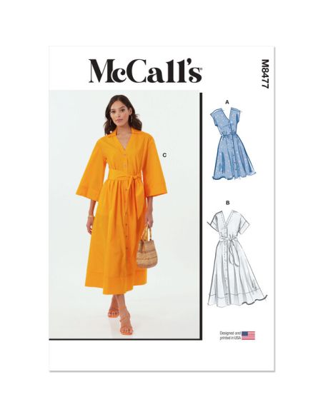 Patron McCall's 8477.K5 - Robe chemisier