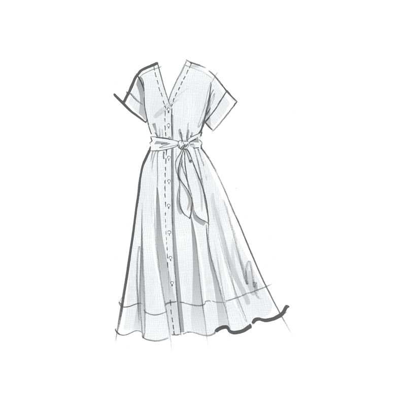 Patron McCall's 8477.K5 - Robe chemisier