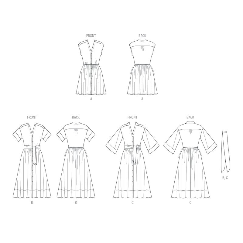 Patron McCall's 8477.K5 - Robe chemisier