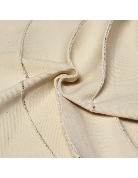 Bord côte uni - Beige (par bande 9cm)