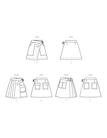 Patron McCall's 8479.U5 - Jupes asymétriques