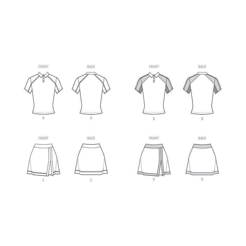 Patron McCall's 8481.Y5 - Tops et skorts