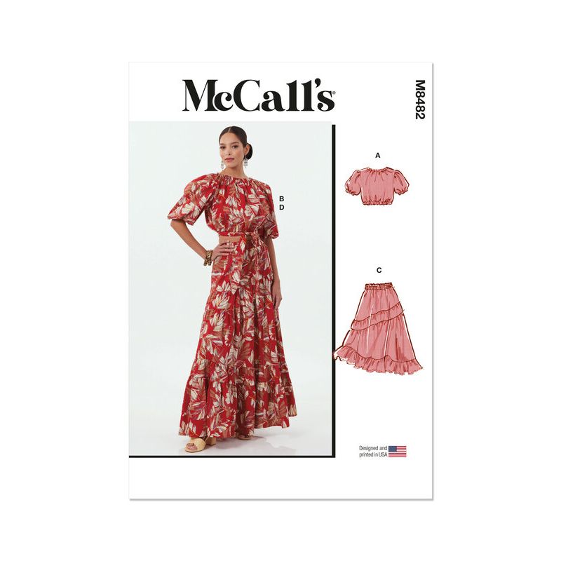 Patron McCall's 8482.D5 - Tops et jupes