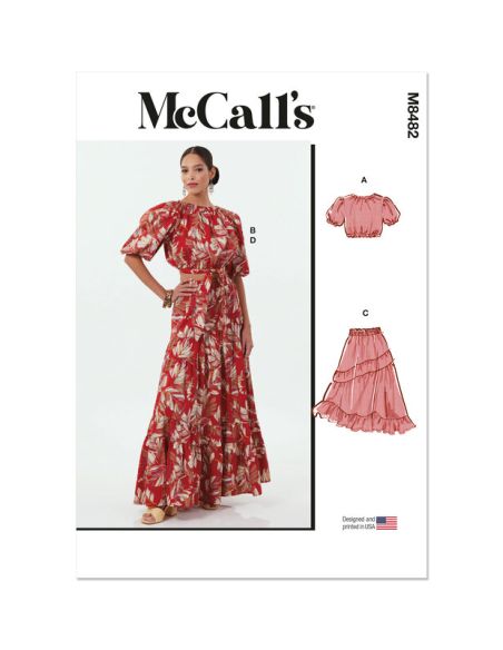 Patron McCall's 8482.D5 - Tops et jupes