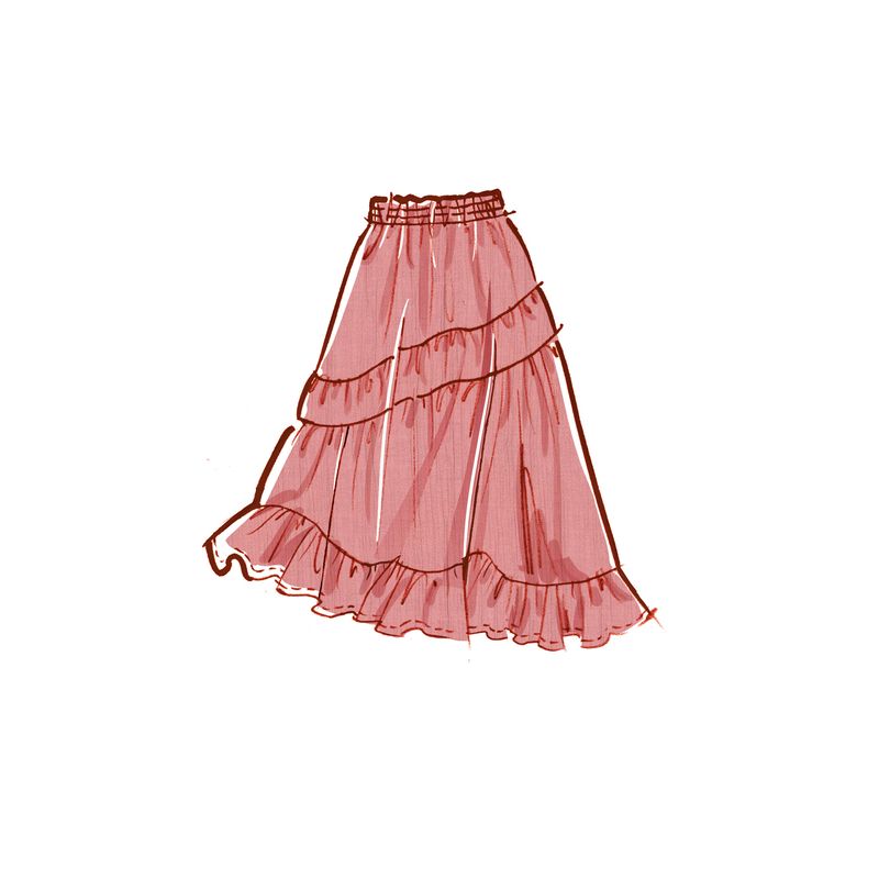 Patron McCall's 8482.D5 - Tops et jupes