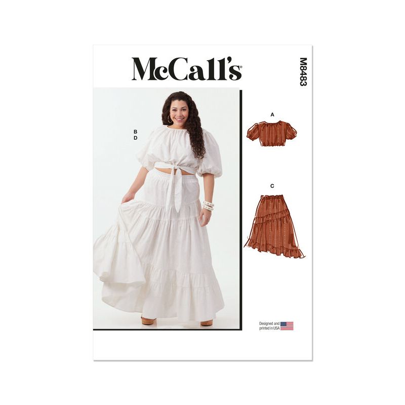 Patron McCall's 8483.W2 - Hauts et jupes
