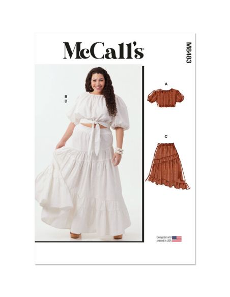 Patron McCall's 8483.W2 - Hauts et jupes