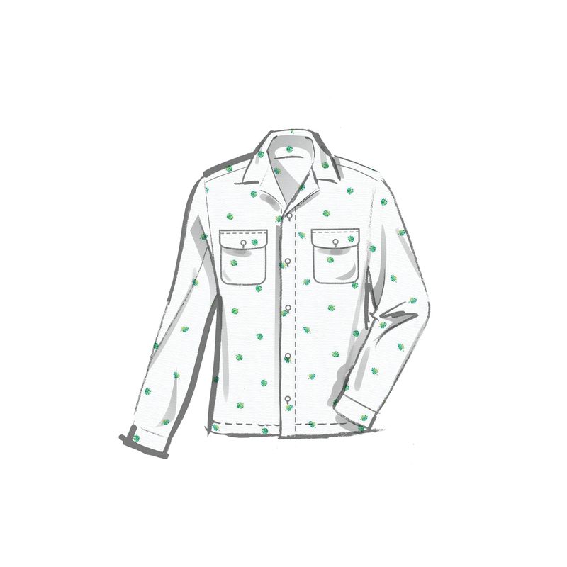 Patron McCall's 8486.AA - Chemise et short