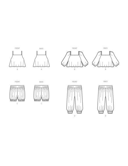 Patron McCall's 8488.A - Veste et salopette