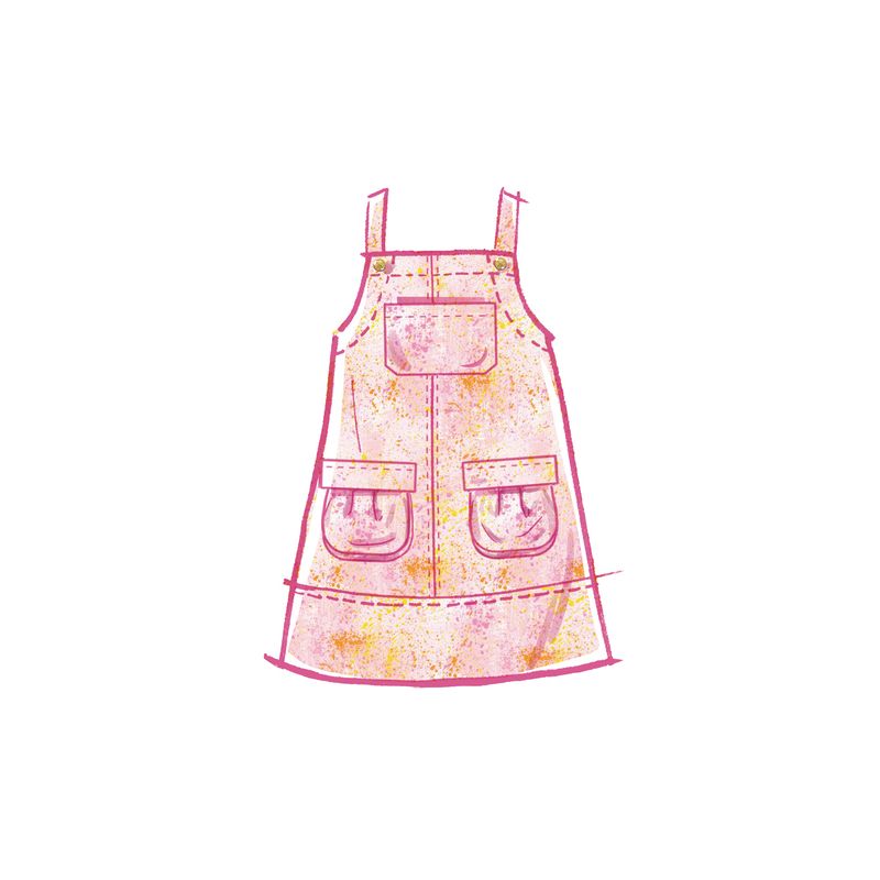 Patron McCall's 8489.HH - Tablier et salopette