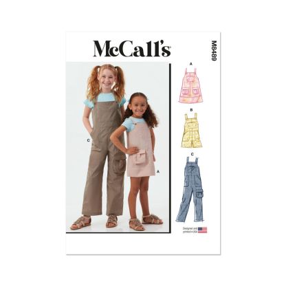 Patron McCall's 8489.HH - Tablier et salopette