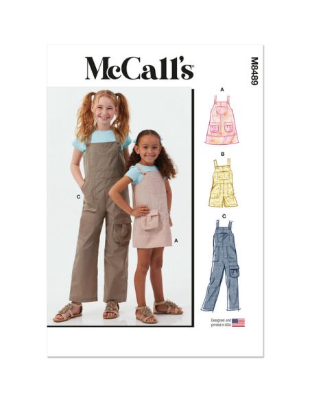 Patron McCall's 8489.HH - Tablier et salopette