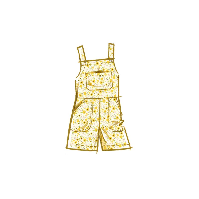 Patron McCall's 8489.HH - Tablier et salopette