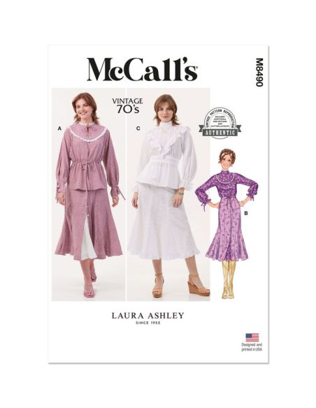 Patron McCall's 8490.A - Hauts et jupes