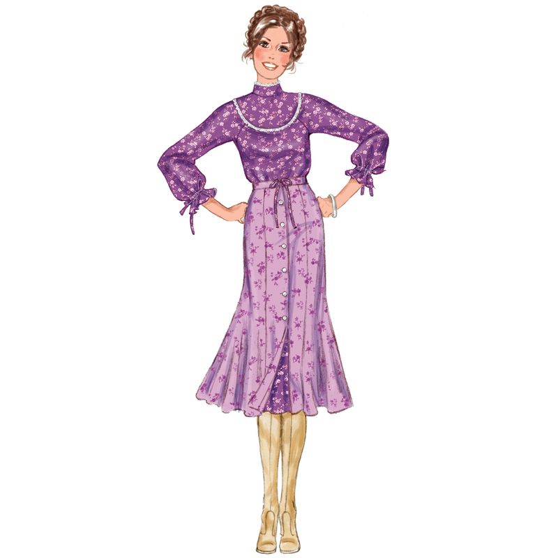 Patron McCall's 8490.A - Hauts et jupes